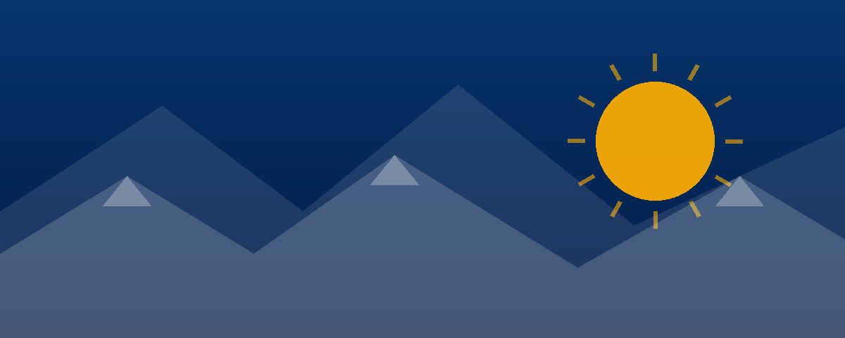 Illustrated Alberta Tomorrow banner with mountains and a rising sun for the article Keeping More. Building More..